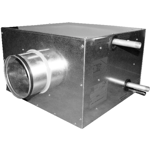 Baterías de agua en caja BACF